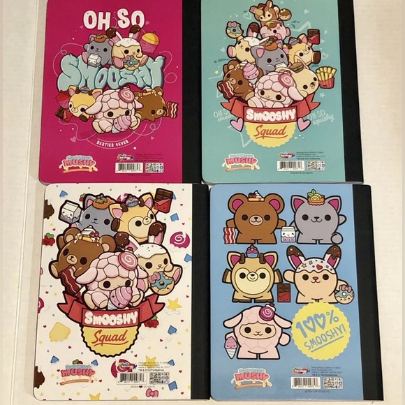 Smooshy Mushy Series Composition Notebooks College Ruled Set of 4 NEW - Picture 2 of 8
